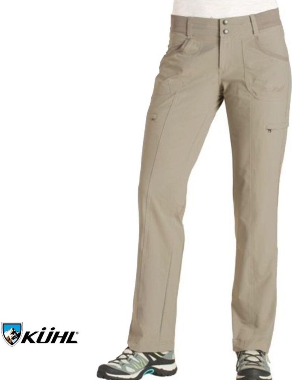 Kuhl Durango Hiking Pants Women’s Size 10 Regular Khaki Tan in EUC!
